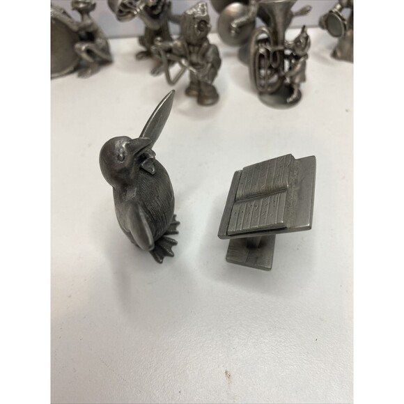 Hudson Pewter STRIKE UP THE BAND SYMPHONY Orchestra PIERRE PENGUIN Conductor 641 - Picture 1 of 7